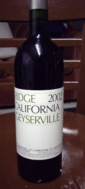 Ridge Geyserville