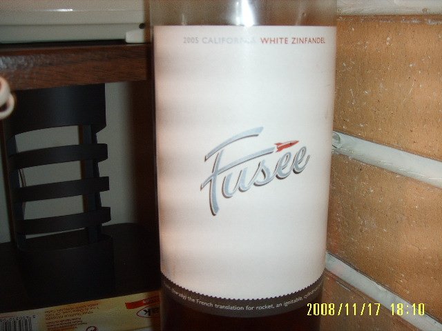 FUSEE CALIFORNIA WHITE ZINFANDEL