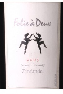 Folie a Deux Amador Zinfandel