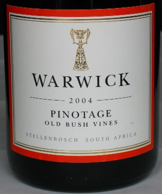 Warwick, Old Bush Vine Pinotage